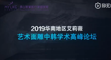 2019華南地區(qū)艾莉薇藝術(shù)面雕中韓學術(shù)高峰論壇